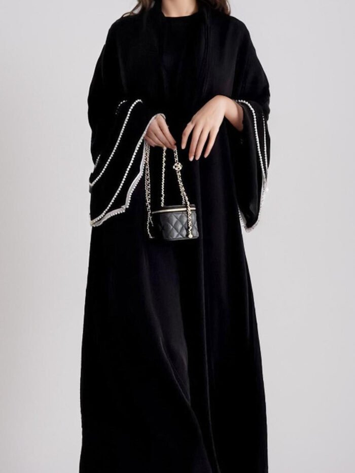 Elegant Open Abaya