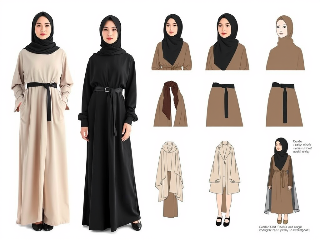 how to wear abayas in 2025 generate a clear picture 1