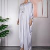 Exquisite Nigerian Dresses – Beaded Chiffon Elegance with Brooch Detail 17 Exquisite Nigerian Dresses – Beaded Chiffon Elegance with Brooch Detail - Image 8