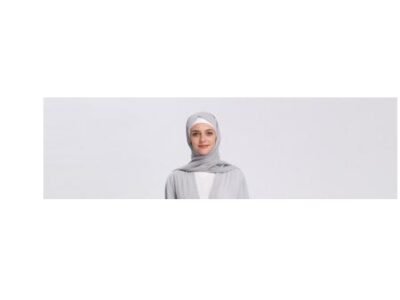 Alternative view of ✨ Affordable Elegance Open Abaya cheap – High-Waist Commuter Style with Lace & Sequins