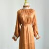 Exquisite Satin Closed Abaya – Dubai-Inspired Elegance in Solid Colors - Image 10