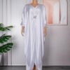 Exquisite Nigerian Dresses – Beaded Chiffon Elegance with Brooch Detail 18 Exquisite Nigerian Dresses – Beaded Chiffon Elegance with Brooch Detail - Image 9