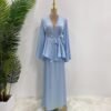 💎 Stunning Style Female Skirt Suit – Lace-Up Two-Piece Set in Chic Pastel Colo - Image 7