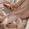 Exquisite Satin Closed Abaya – Dubai-Inspired Elegance in Solid Colors - Image 7