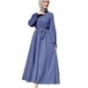 Glamorous Chiffon Dress – Flowing Umbrella Skirt with Lace-Up Detail - Image 2