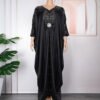Exquisite Nigerian Dresses – Beaded Chiffon Elegance with Brooch Detail 14 Exquisite Nigerian Dresses – Beaded Chiffon Elegance with Brooch Detail - Image 5