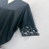 🖤 stunning Open Black Abaya – Embroidered Batwing Sleeve with Hot Drilling Detail - Image 5