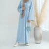🔥 Supreme Ease Plain Abayas – Elegant Long Sleeve Modest Dresses in Vibrant Colors - Image 9