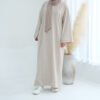 🔥 Supreme Ease Plain Abayas – Elegant Long Sleeve Modest Dresses in Vibrant Colors - Image 3