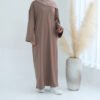 🔥 Supreme Ease Plain Abayas – Elegant Long Sleeve Modest Dresses in Vibrant Colors - Image 5
