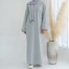 🔥 Supreme Ease Plain Abayas – Elegant Long Sleeve Modest Dresses in Vibrant Colors - Image 7