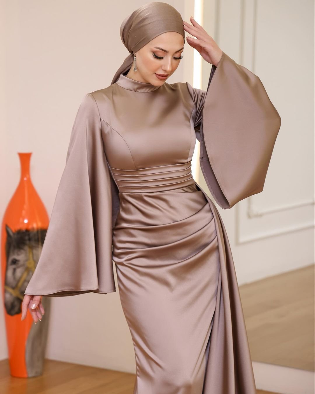 🔥 Luxury Slim Long Dress – Sleek High Waist Pullover Elegance for Every Occasion - Khaki , XXL