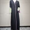 🔥 GlamGlow Cotton Dress Dress – Elegant Contrasting Color Maxi for Daily Chic - Image 2