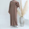 🔥 Supreme Ease Plain Abayas – Elegant Long Sleeve Modest Dresses in Vibrant Colors - Image 4