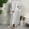 💎 Stunning Elegance Summer Event Dress – Monica Fashion Satin Gown with Batwing Sleeves 13 Summer Event Dress