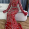 Glamorous Wedding Dress for Muslim Bride – Beaded Elegance for Unforgettable Moments 14 6