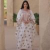 🌙 Graceful Essence Muslim Dress Women – Elegant White Long Sleeve Maxi in Free Size Fit - Image 6