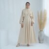 ✨ Royal Essence Turkish Abayas – Elegant Long Sleeve Modest Dresses in Classic Colors - Image 9