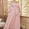 💖 Flawless Fit Plus Size Dress – Chiffon Long Skirt with High Waist Elegance - Image 9