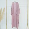 🌞 BreezeFlow Summer Open Abaya – Lightweight Long Sleeve Modestwear in Vibrant Shades - Image 6