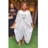 Exquisite Nigerian Dresses – Beaded Chiffon Elegance with Brooch Detail 11 Exquisite Nigerian Dresses – Beaded Chiffon Elegance with Brooch Detail - Image 2