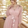 💖 Flawless Fit Plus Size Dress – Chiffon Long Skirt with High Waist Elegance - Image 8