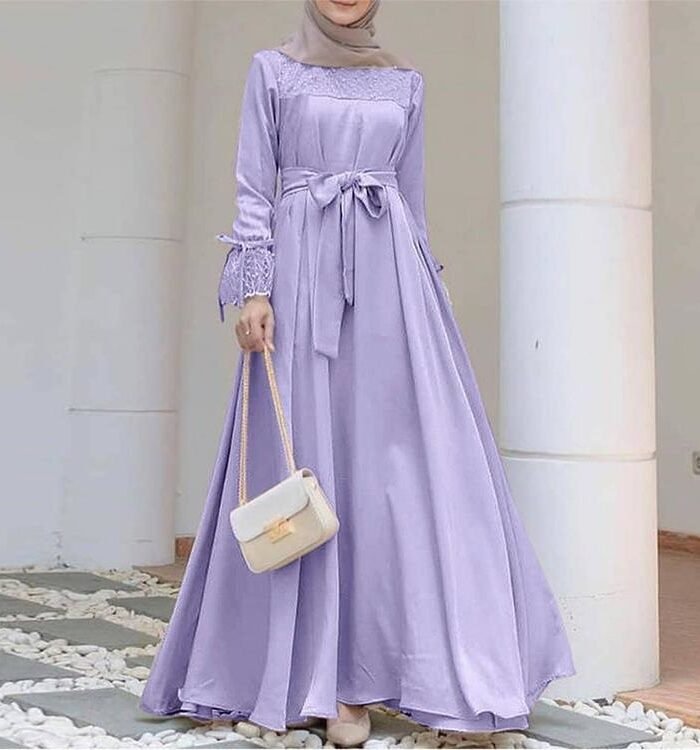 Abaya en Satin