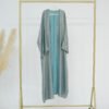 🌞 BreezeFlow Summer Open Abaya – Lightweight Long Sleeve Modestwear in Vibrant Shades - Image 2