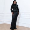 Stunning Affordable Wedding Dresses Online – Plus Size Elegance in Classic Black - Image 3