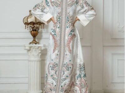 Long Sleeve Abaya Dress