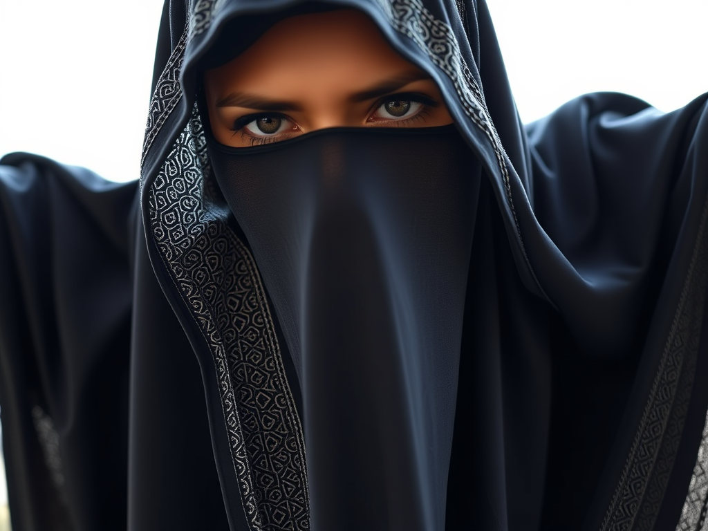 10 estilos deslumbrantes de atuendos de burka que toda mujer musulmana moderna adorarΓ‘ 6 front open burka 1
