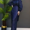 ✨ GlowLayer Abaya and Kaftan – Fully Lined Sequin Dress for Modest Events - Image 11