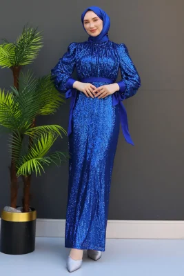 ✨ GlowLayer Abaya and Kaftan – Fully Lined Sequin Dress for Modest Events 71 3 9