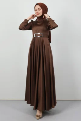 ✨ LuxeLine Full-Length Modest Gown – Premium Kobe Satin Elegance 31 full-length modest gown