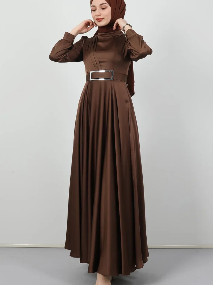 full-length modest gown
