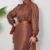 ✨ GlowLayer Abaya and Kaftan – Fully Lined Sequin Dress for Modest Events 14 abaya and kaftan