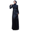✨ GraceFit black and gold abaya dress – Lined Buzy Fabric with Belt & Back Zipper - Image 3