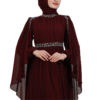 Exquisite Luxury Turkish Dresses – Elegant Chiffon Fabric, Stone Embellishments & Plus Size Options - Image 9
