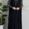 Gold and Black Abaya