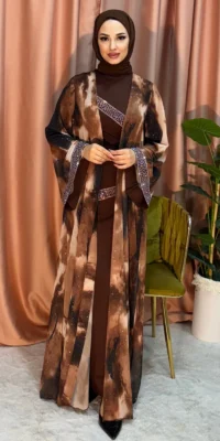 layered abaya