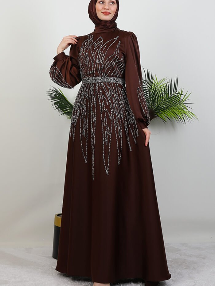 Satin Evening Dress