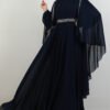 Exquisite Luxury Turkish Dresses – Elegant Chiffon Fabric, Stone Embellishments & Plus Size Options - Image 4