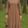 Graceful Stone Shoulder Tulle Dress – Turkish Party Dresses Online - Image 5