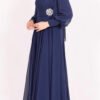 Turkish Wedding Dresses UK – Star Stone Chiffon Gown - Image 8