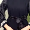 Stunning Turkish Dresses for Wedding – Stone Detail Pencil Dress - Image 5
