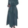Irregular Hem Top Wide Leg Pants Suit Women - Image 2