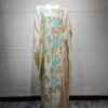 abaya for summer season,Embroidered Long Dress - Image 3