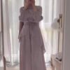 Irregular Hem Top Wide Leg Pants Suit Women - Image 4
