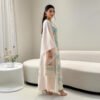 abaya for summer season,Embroidered Long Dress - Image 2