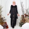 Malay Clothing French Wrinkle Embroidery Embroidery Bell Sleeve Suit - Image 6